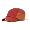 Casquettes de baseball Japon Corée du Sud Street Baseball Cap Tooling Five-Leaf Color Matching Corduroy Stitching Peaked Winter Sunshade Hat