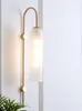 Wandleuchte Eisen Art Deco Glasrohr Postmodern E27 LED-Leuchten Retro Industriestil Wohnzimmer El Guest