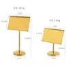 Table Number Holder Multipurpose Name Card Clips Durable for Wedding for Party for Office LX5343