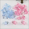 Party Favor Blue/Pink Transparent Acrylic Mini Pacifier Baby Shower Cake Decoration Birthday Gift Diy Decorations Paa10371 Drop Deli Ot6Ho