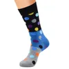 Heren sokken 5 paren herfst winter kleurrijk grappige nieuwigheid gek kamde katoen casual socksfunny happy happy