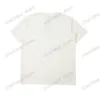 xinxinbuy Men designer Tee t shirt Paris color stripe pattern print short sleeve cotton women white Black Apricot S-2XL