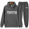 Tuta da uomo nuova TRAPSTAR Felpa con cappuccio moda Abbigliamento sportivo Abbigliamento uomo Jogging Casual Uomo Running Tute sportive Pantaloncini firmati 2 pezzi Set plus size huiya03