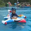 Vida Vida Bóia Bóia Rooxin Avião Infantil Piscina Flutuante Anel Nadar Anel Inflável Círculo de Bebê com Volta de Direção A piscina da praia da praia Toys T2221214