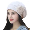 Berets M7DD French Style Beret Hat Beanie Hats Fashion Ladies For Women Casual Use