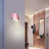 Wandlamp Noordelijke slaapkamer macaron lampen warme verlichtingsarmaturen moderne ledkoppeltafel soorten decoratie