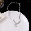 CHOKER COREAN KPOP VINTAGE BAROCE PEARL HEART FADAY CLAILACLE CHEANGE для женщин Egirl Goth Cool Emo Punk Grunge Jewelry