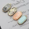 Charms Natural Stone Charme Pink Aventurine Hanger Sieraden maken DIY ketting oorbellen Chakra Dalmatische kristalaccessoires