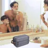 Bolsa de armazenamento para homens para homens pequenos kit de nylon dopp viagens leves barbear crianças e mulheres cosméticos preto azul cinza