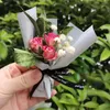 Decorative Flowers Vintage Natural Mini Dried Flower Rose Small Bouquet High-end Creative Gift Box Decoration Holiday Valentine's Day