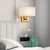 Стеновые лампы постмодернистские лампы Классическая золотая черная кроватная спальня гостиная проходы