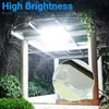 200w Solar Wall Lights Spotlights LED Light 5M Cord Outdoor Garden Remote Control Waterproof Flood Lighting Wall Lamp279Q