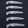 100pcs minnow leer hart unbemalte Fischerköder Crankbait Wobbler Köder 9 8cm 6g225o7728057