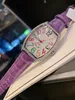 Kadınlar Kuvars Saat Namlu Tipi Mueller Renk Dreams Boyut 43 mm Diamonds Noble Fashion Watch275c ile Set