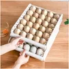 Storage Bottles Jars Household Egg Containers Der Tray Refrigerator Rack Home Kitchen Supplies Drop Delivery Garden Housekee Organi Dhsml
