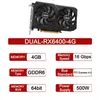 ASUS DUAL RX6400 4G AMD Radeon Grafik Kartı GDDR6 64-BIT 16GBPS DESTEK GPU Masaüstü CPU Anakart Madencilik Plasa De VDEO YENİ