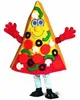 Usine vente Pizza mascotte Costumes fantaisie robe de soirée dessin animé personnage tenue costume adultes taille carnaval Pâques publicité thème vêtements