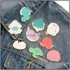 Pins Brooches Turtle Octopus Cute Small Funny Enamel Pins For Women Girl Men Christmas Gift Demin Shirt Decor Brooch Pin Me Dhgarden Dht1F