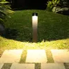 Thrisdar 60 cm utomhus trädgård pelare ljus vattentät landskap gräsmatta lampa gjuten aluminium villa väg pollards