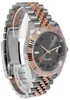 Montre-bracelet de luxe WIMBLEDON DATEJUST 126331 41 LUNETTE CANNELÉE BICOLORE OR ROSE JUBILEE 2023 Montre automatique pour homme