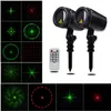 12 Mönster C Julprojektor Ljus LED LASER LAWN LAMP RG Moving Laser Garden Light Projector Waterproof Outdoor Lamp Light for Christmas Holiday Party