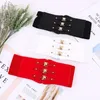 Belts Waist Belt Wide Simple Casual Individual Nice Appearance Contrast Color Stretchy Washable Clasp Strap For Daily Wear
