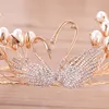 Headpieces Bridal Pearl Crown Princess Verjaardagset trouwjurk accessoires Hoofdkleding feest