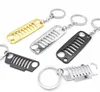 طرازات شبكة Jeep Model Metal Keychain Car Key Ring Hife سلسلة مفاتيح السلسلة
