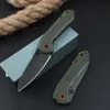 1st C9280 Pocket Folding Knife 8Cr13Mov Black Stone Wash Blade Nylon Plus Glass Fiber Handle Ball Bearing EDC Folder Knives With Retail Box