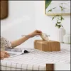 Tissue Boxes servetten Walnut houten doos keuken badkamer papieren tafel creatief desktop opslag eenvoudige woonkamer drop levering home g otf9l