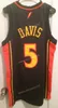 Custom Baron 5 Davis College Basketball Jersey Men's Ed Blue White Orange Любое название Номер размер S-4XL Vest