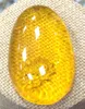Pendentif Colliers Certificat Naturel Mexicain Ambre Cire D'abeille Bouddhiste Lotus Marque 36 56 15mm