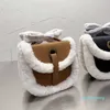 Sacs de créateurs femmes hiver en peluche épaule sac à bandoulière de luxe fourrure femmes sac à main sac à main fourre-tout pochette momie portefeuilles