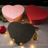 Confezione regalo Scatola a forma di cuore Romantico Grande Amore Creativo High-end Rosso Rosa Nero Multi formato B0032M