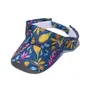 10 PZ Primavera Cappello da sole fiore stampa Vuoto cappello a cilindro visiera piegata visiera berretto vuoto estate donna Visiere UOMO SPORT berretto da pesca 6 colori