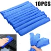 Car Washer 10pcs Microfiber Cleaning Towel Automobile Motorcycle Washing Glass Household Small 30x30cm