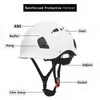Строительный шлем с дымом чистые козырьки высококачественные качественные хвост Hat Light Ansi Промышленная работа защита головы