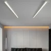 Plafondlampen binnen LED -lamp met bewegingssensor Minimalistische lange strip slaapkamer eetkamer achtergrond muur