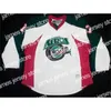 College Hockey bär Nik1 Nya herrkvinnor 10 Kirby Law 24 Chris Ovington 44 Justin Falk Ahl Houston Eros 100% broderi Custom Hockey Jerseys målklipp