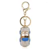 Keychains Cool Roadster Sports Car Handbag Crystal Pendant Fashionable Keyring Key Chain Wallet Bag Buckles Keys Holder Ysk