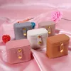 링 박스 소형 여행 보석 주최자 미니 보석 케이스 휴대용 반지 스토리지 박스 선물 포장 여자 여자
