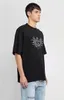 T-shirts pour hommes 22ss Ptérosaure Totem Diamant Logo Lettre Lâche Col Rond Manches Courtes Couple Coton Simple Tee noir bleu