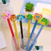 Pencils Cartoon Pattern Wood Hb Pencil With Eraser Writing Lead Pen Children Ding Sketching Stationery Kids Students School Season T Dhvxo