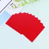 Business Blankmetal اسم الألومنيوم نقش تسامي الألومنيوم DIY عضوية Red Pringed Plate PrintableMetallic