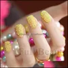 Nail Art Decorations Grids Mixed Color Caviar Beads 3D Crystal Micro Glass Balls Charms Diy Crafts Manicure Accessories Sa2027Nail D Dhtmx