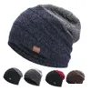 Festhattar mysiga säkringar hatt chenille ull plus veet förtjockning varm fahion sport slouchy lös cap justerbar unisex stickad drop dhmll