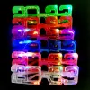 LED Toys LED-beleuchtete 2023-Brille, leuchtende blinkende Brille, Rave Glow Shutter Shades-Brille für Neujahr, Kinder und Erwachsene, Größen F1216