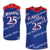 Jerseys baskettröjor Kansas basket Jayhawks College Andrew Wiggins #22 baskettröjor Ben McLemore #23 Brandon Rush #25 Mens S S