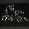 Hookahs Full Weld 25mm 30mm Quartz Banger Smoking Oil Burner Bowl With 10mm 14mm Male Female Nail Joint For Glass Water Bong Bubbler Rig