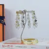 Bougie rotative bougeoir tasse couvercle créatif ins style chevet chandelier verre métal décoration